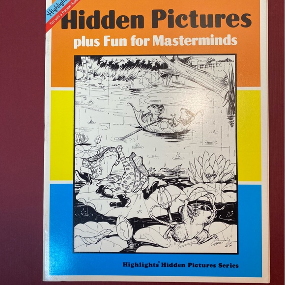 Vintage 1986 Highlights Hidden Pictures Series Lot of 5 Activity Books - Picture 6 of 7